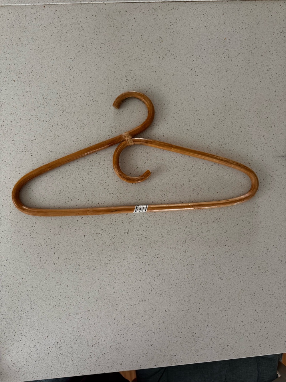 Handmade Natural Rattan Closet Hangers - Set of 12 RARE!